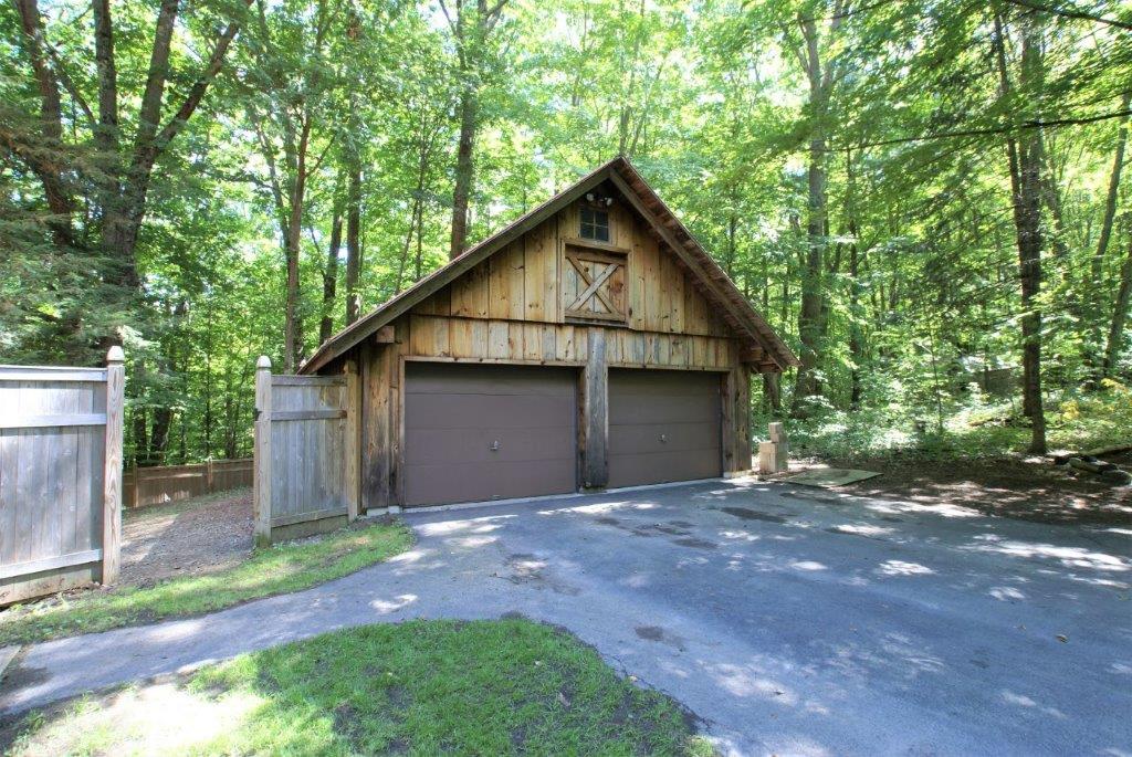 Waterfall Wooded Privacy Garage